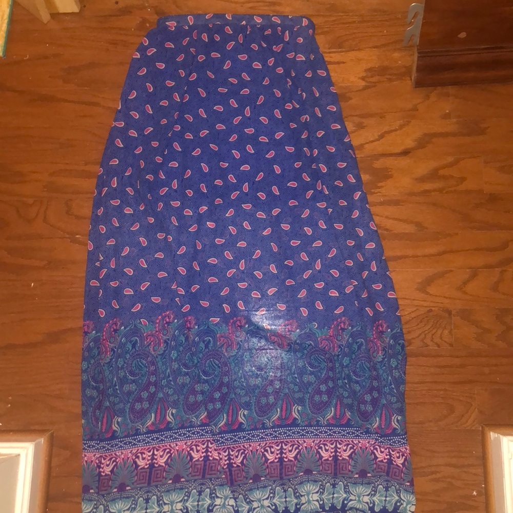 Boho maxi skirt